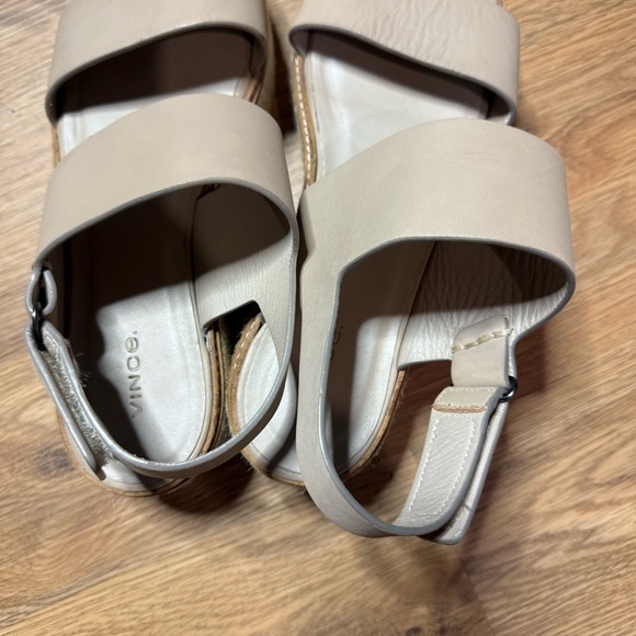 Vince Espadrille Platform Sandals with Braided‎ Sole - Picture 4 of 6